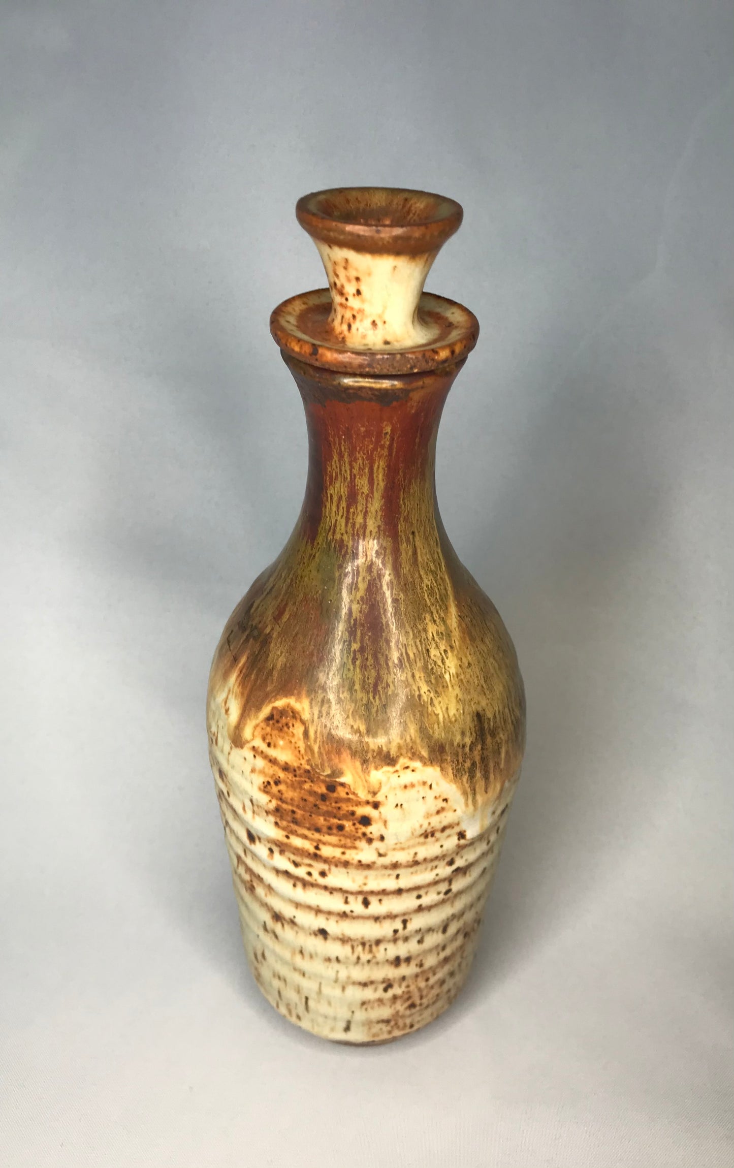 Pottery Decanter with top