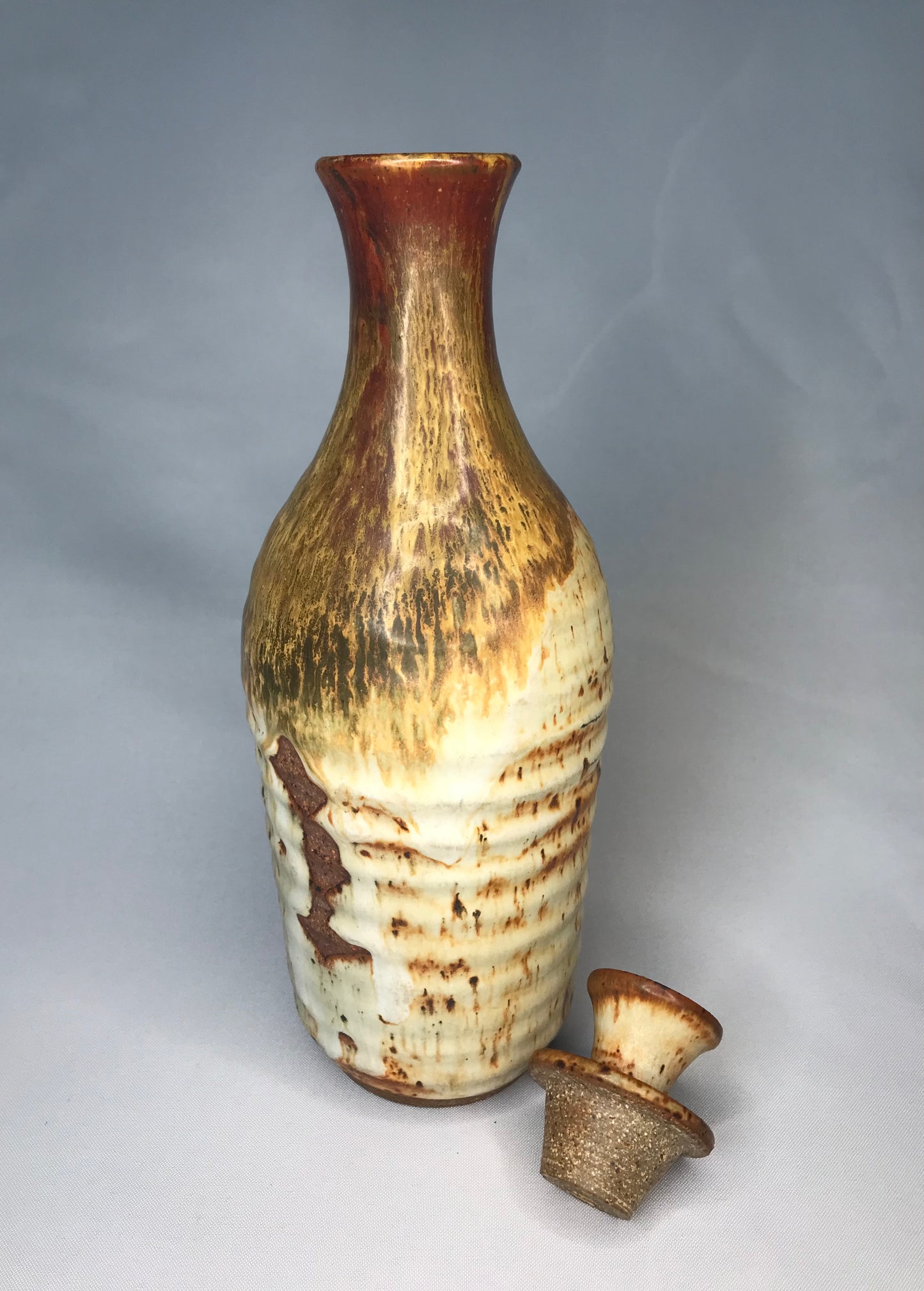 Pottery Decanter with top